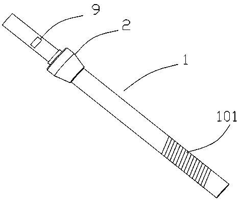 Expanding core fixture for workpiece with gully on inner wall and using method thereof