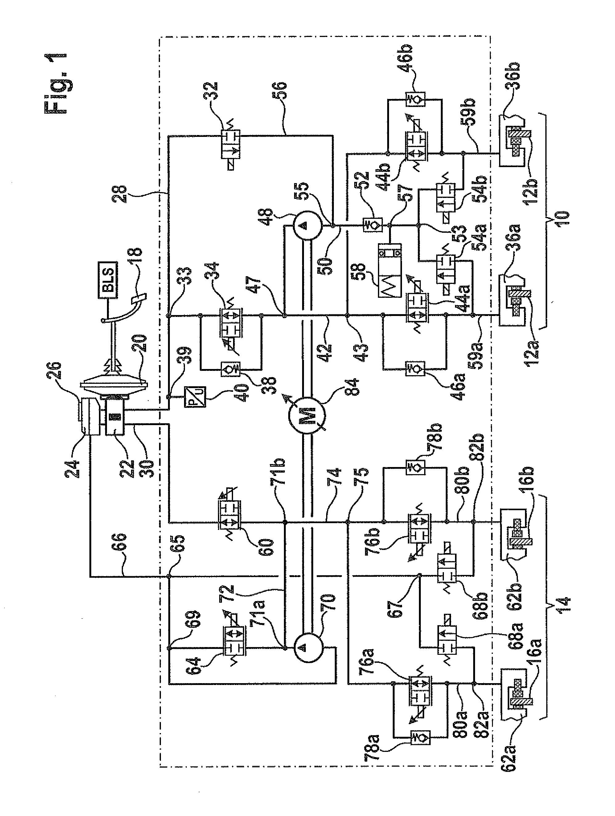 Brake system and method for controlling a brake system