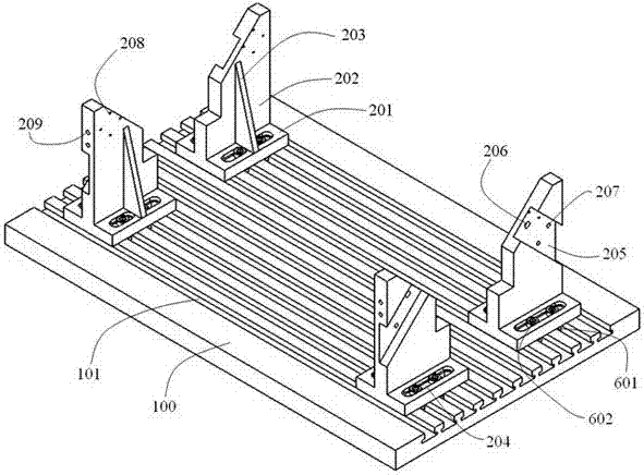 Combined fixture for circuit breaker housing processing