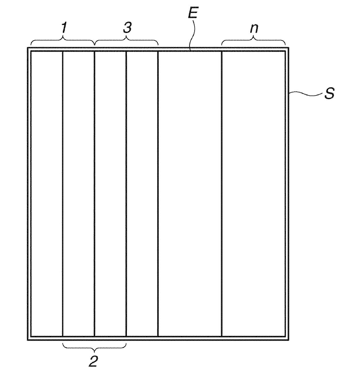 Large-size synthetic quartz glass substrate, evaluation method, and manufacturing method