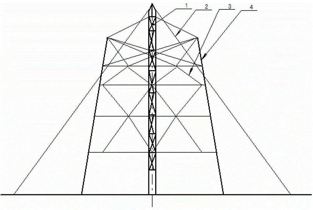 Safety net for electric transmission line constructing and tower erecting activities