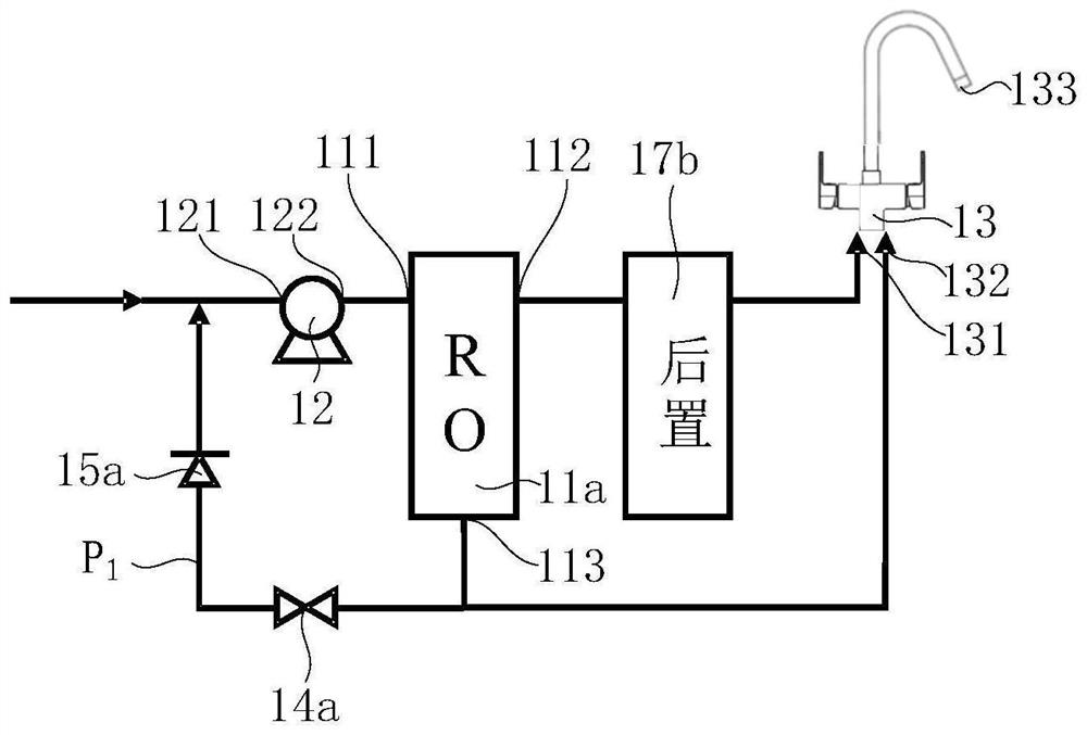 Reverse osmosis wastewater backflow waterway system with intelligent water outlet assembly and water purifier