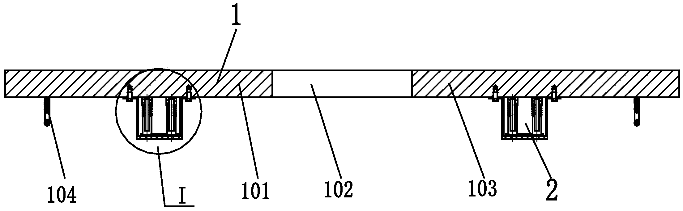 Shoulder pole unit for shouldering system