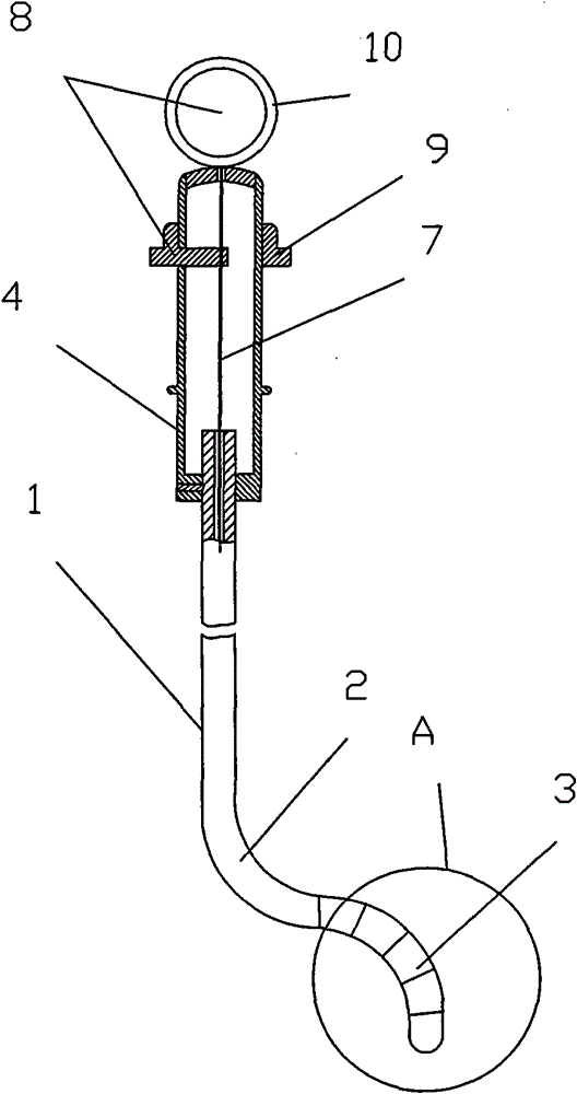 A kind of endotracheal intubation guide