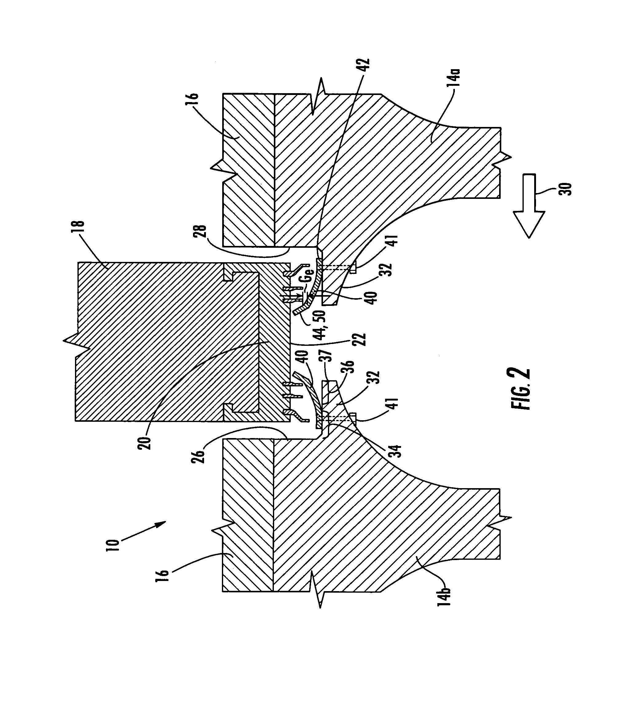 Compressor system with movable seal lands
