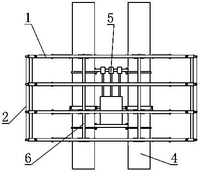 A safety isolation device for a high-voltage structure power distribution area
