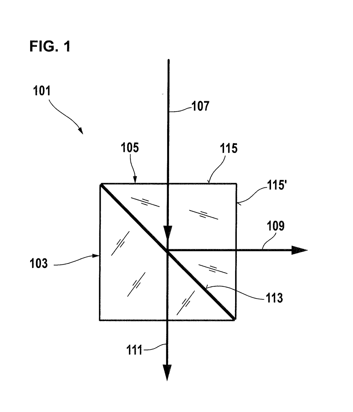 Optical element and method of making an optical element