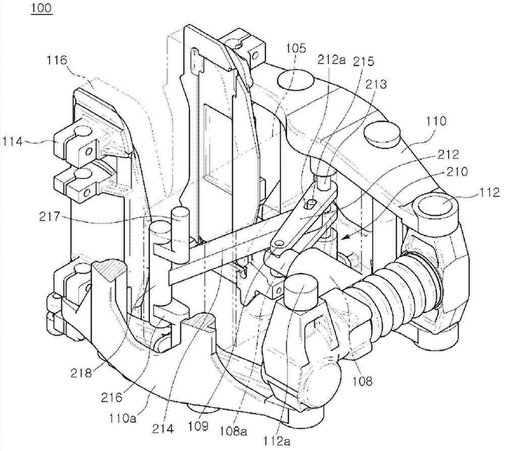 Disk brake apparatus for a railway vehicle