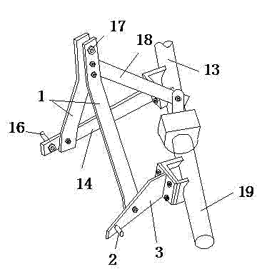 Tail-wheel-free combined left-turning driven disk plow