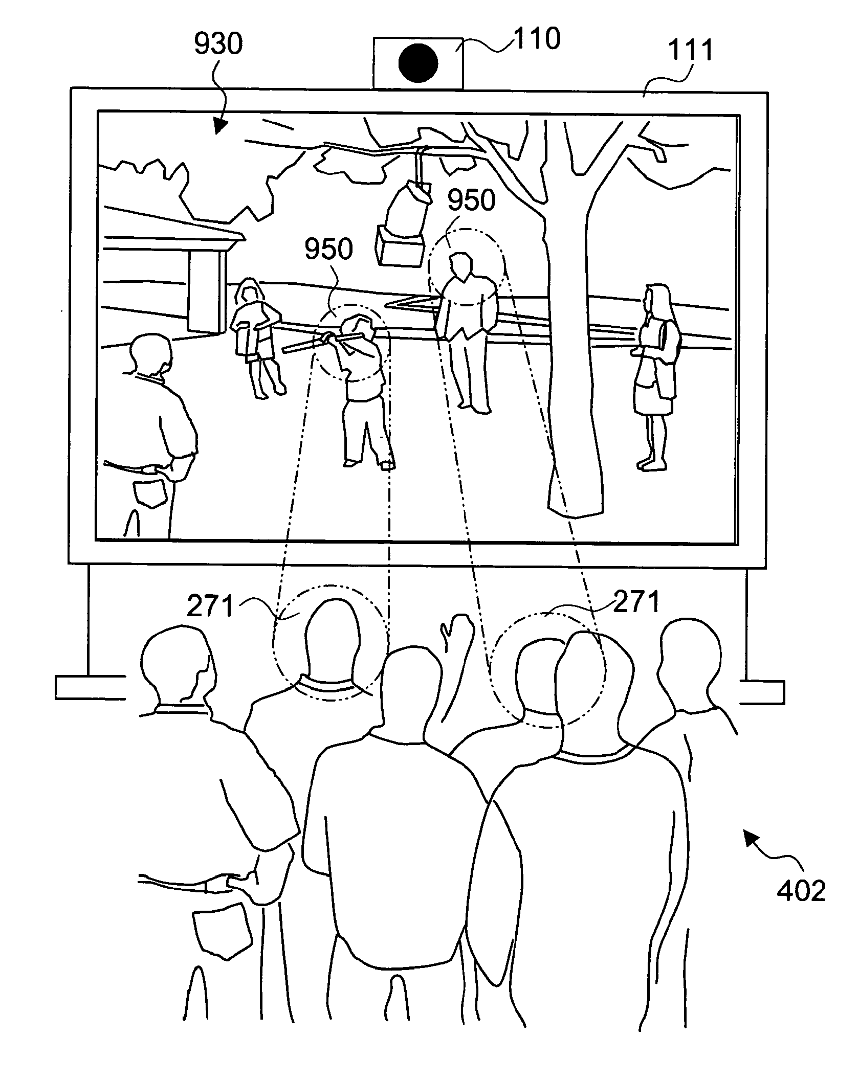 Method and system for immersing face images into a video sequence