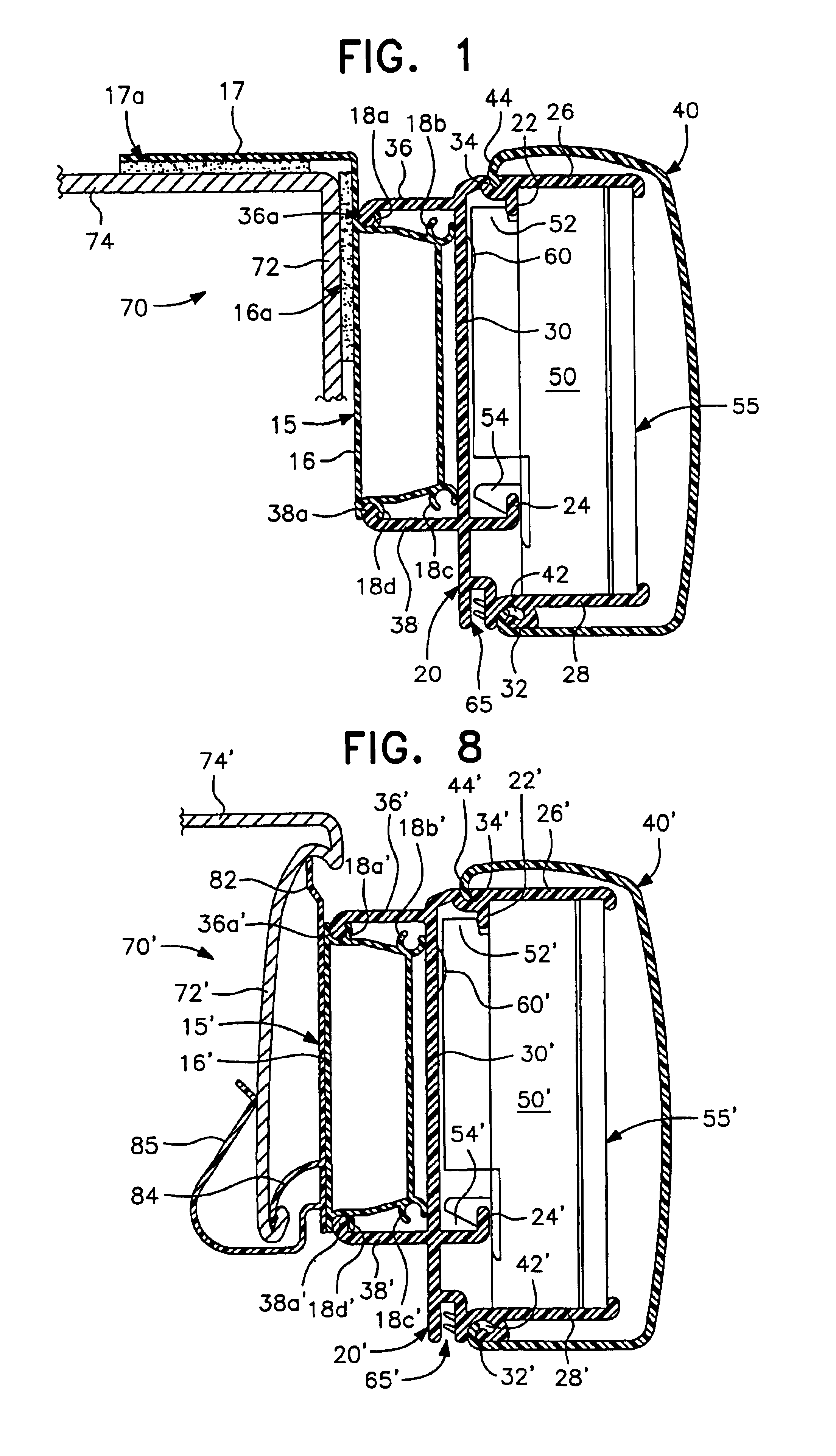 Label holder for electronic labeling devices