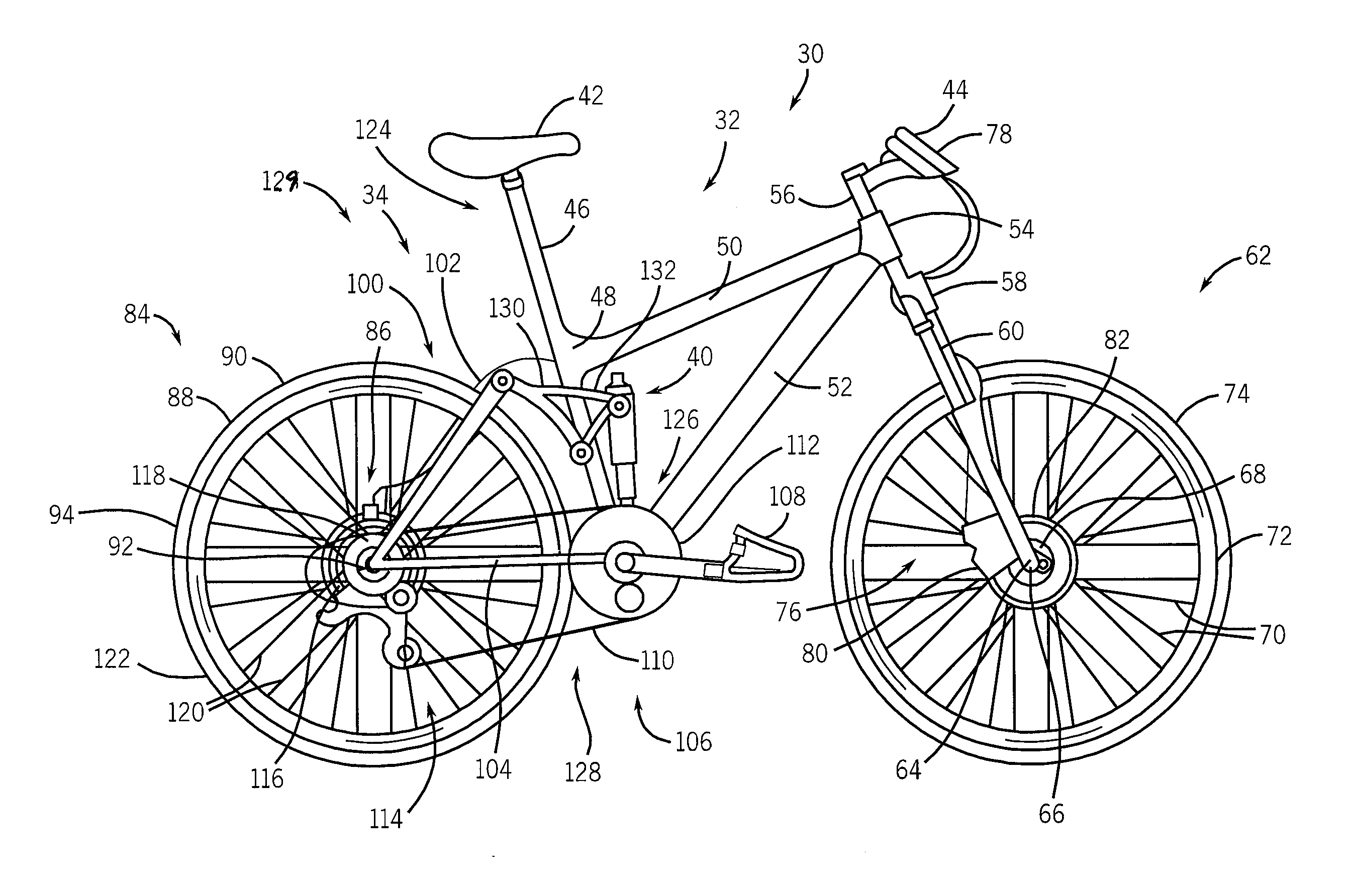 Bicycle shock assemblies