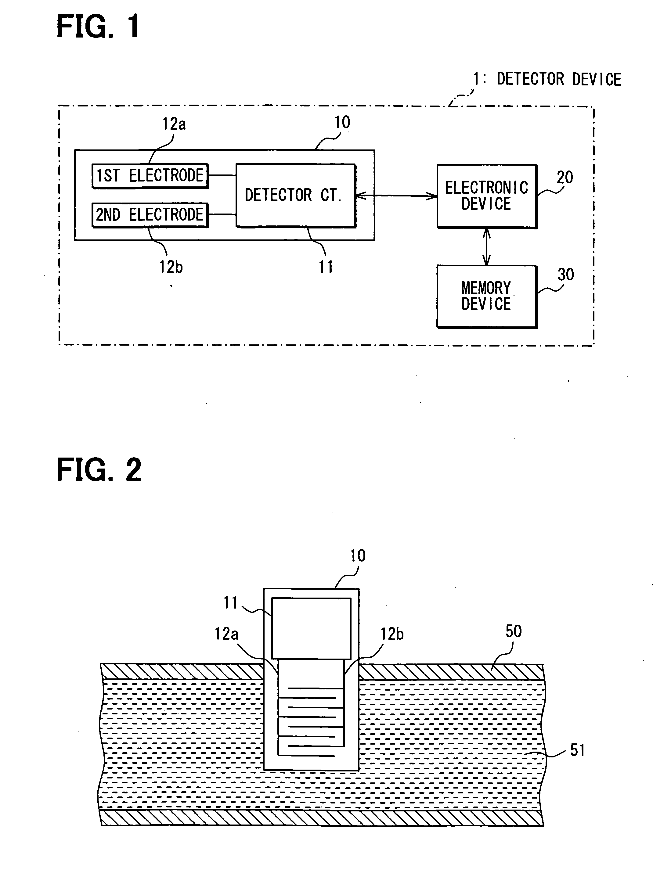 Detector device for detecting component density contained in mixture fuel