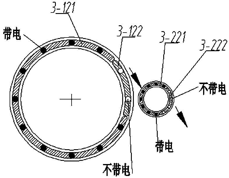 Brushless magnetic separation device and method