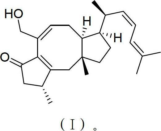 Ophiobolin sesterterpene compound and preparation and application thereof