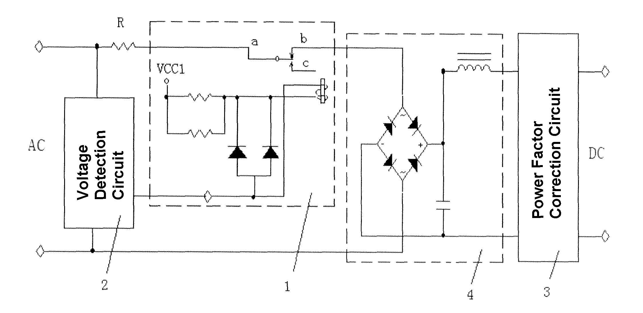 Hardware overvoltage disconnecting circuit