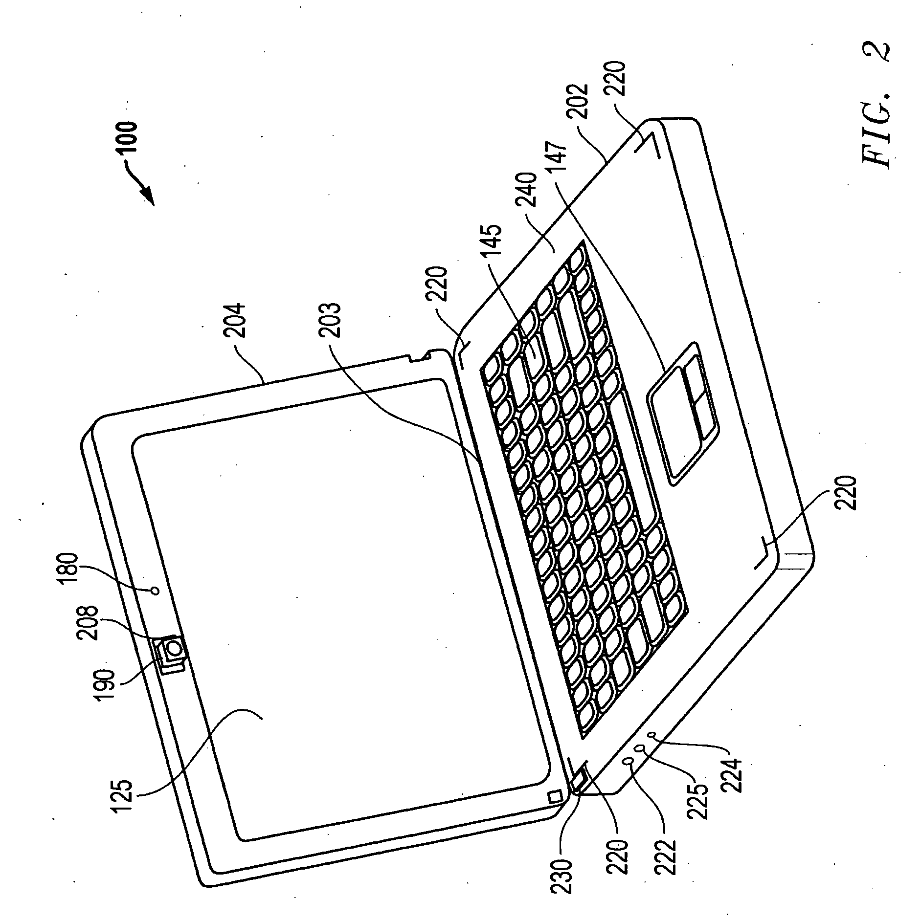 Systems and methods for document scanning using a variable intensity display of an information handling system