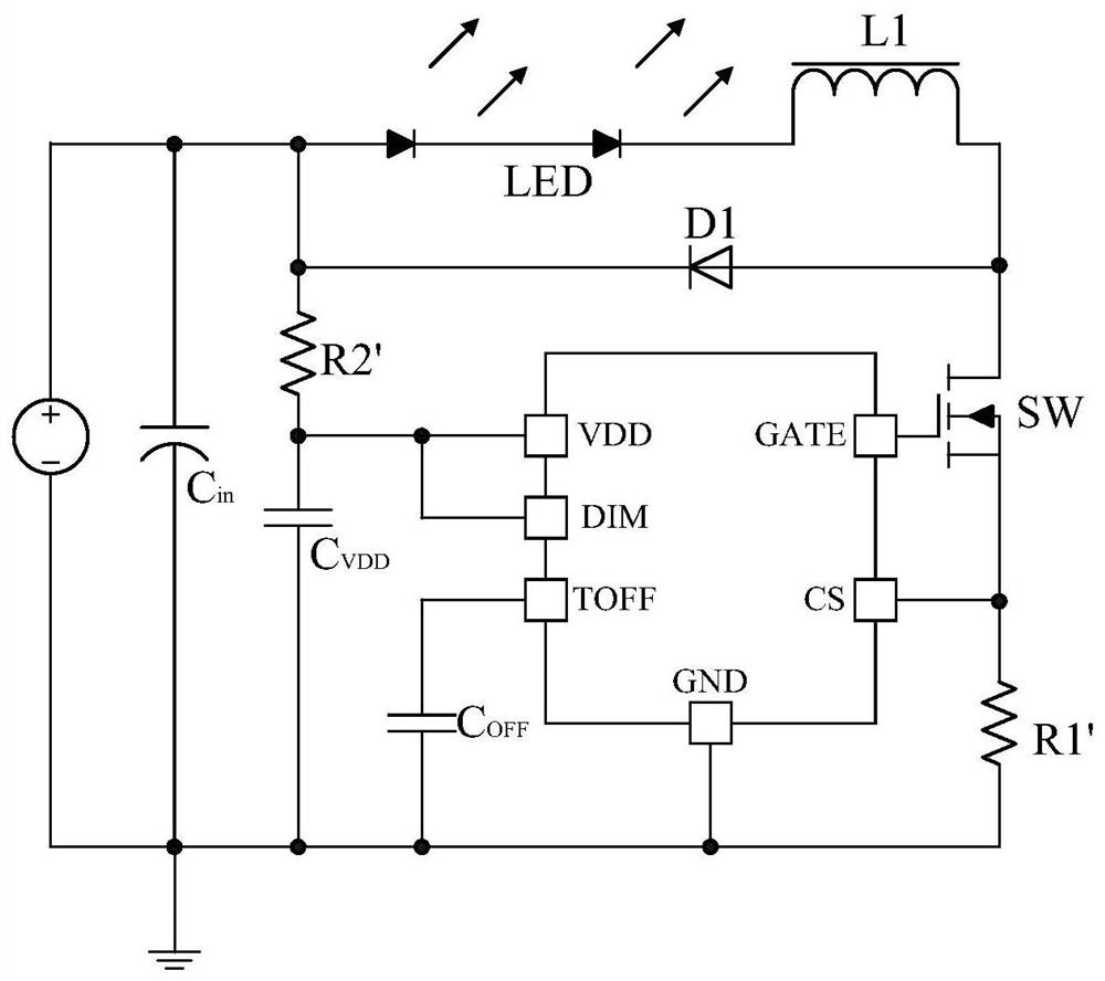 LED drive circuit and method