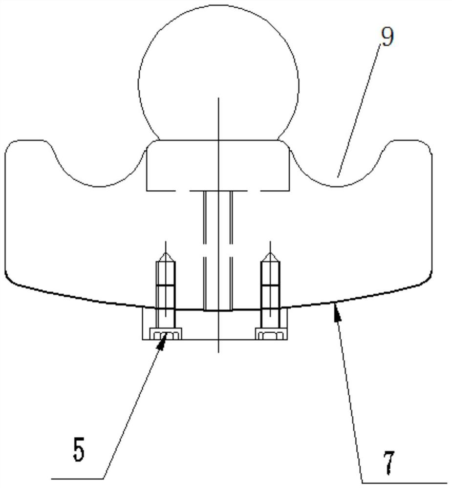 A high-precision connecting ring chamfering fast detection device and detection method