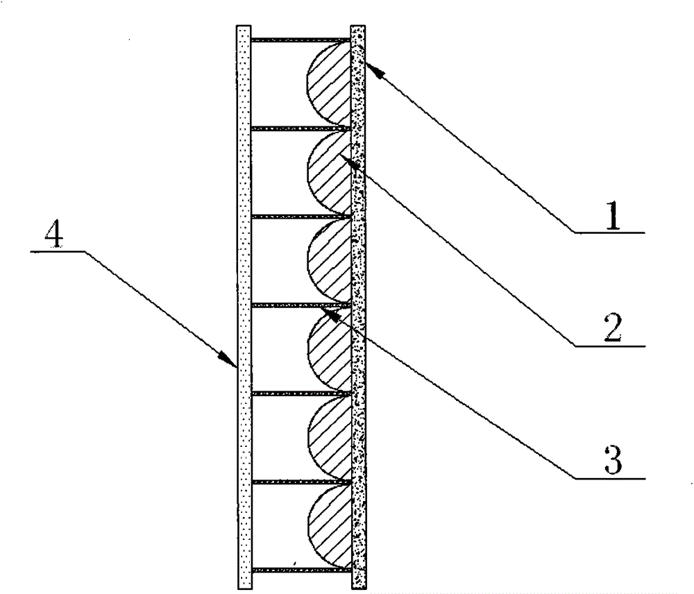 Projection screen, its manufacturing method and method for controlling light with the projection screen