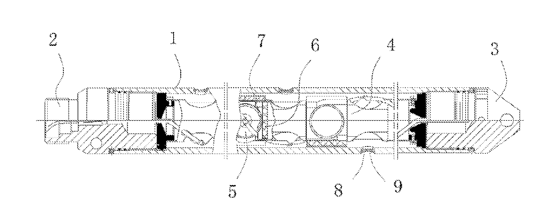 Combined fracturing and perforating method and device for oil and gas well
