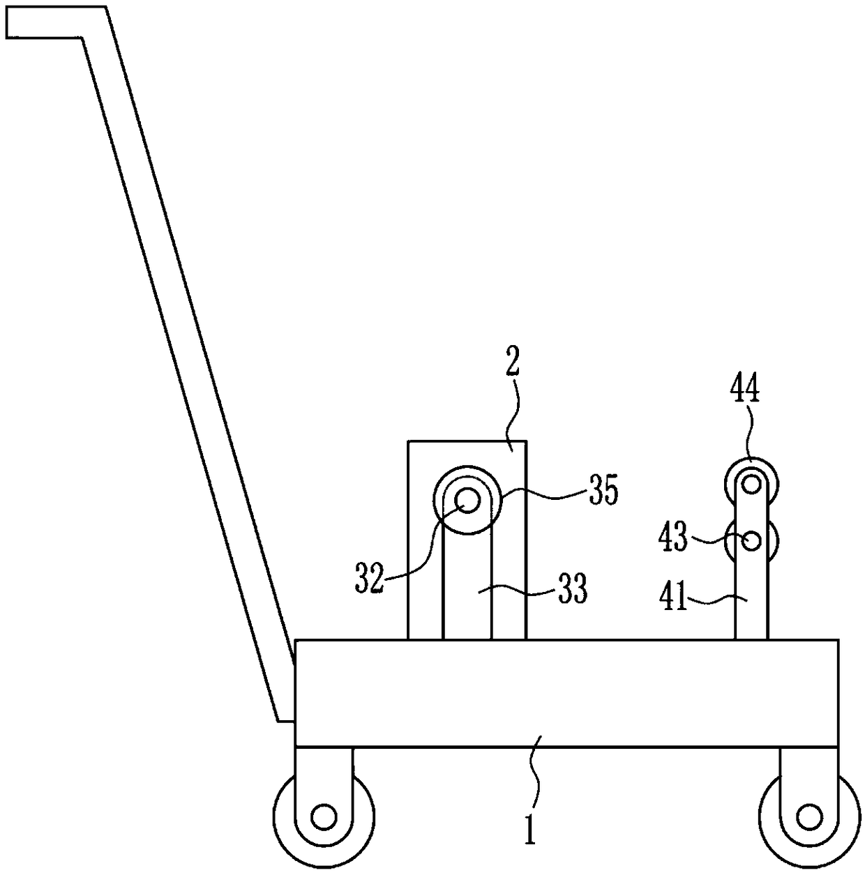 Petroleum asphalt waterproof coil paving equipment