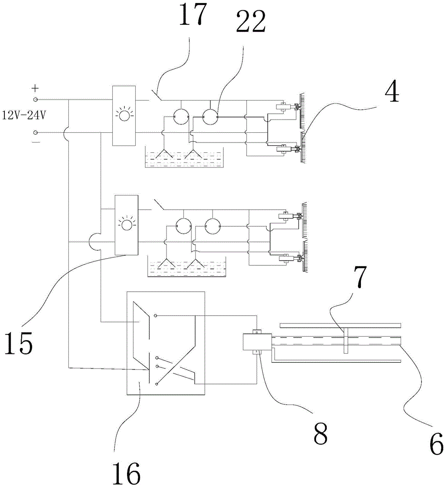 Swing frame car cleaning device