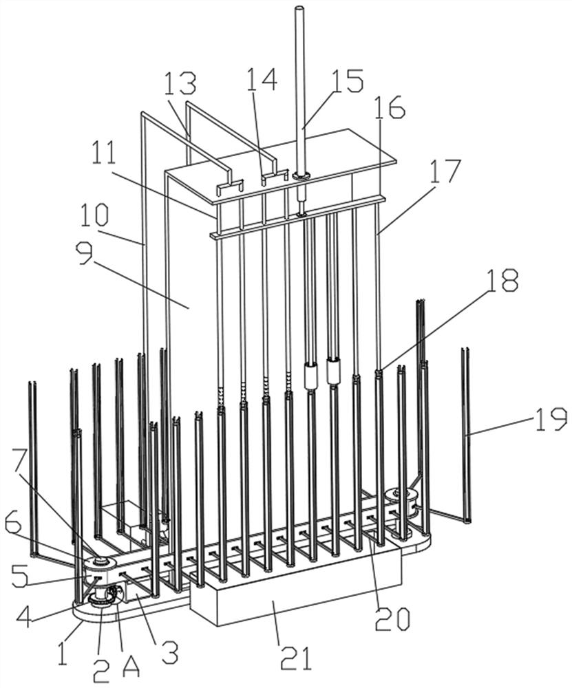 Stomach tube washing nursing device for nursing specialty based on big data