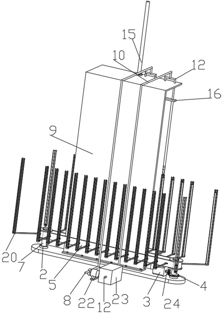 Stomach tube washing nursing device for nursing specialty based on big data