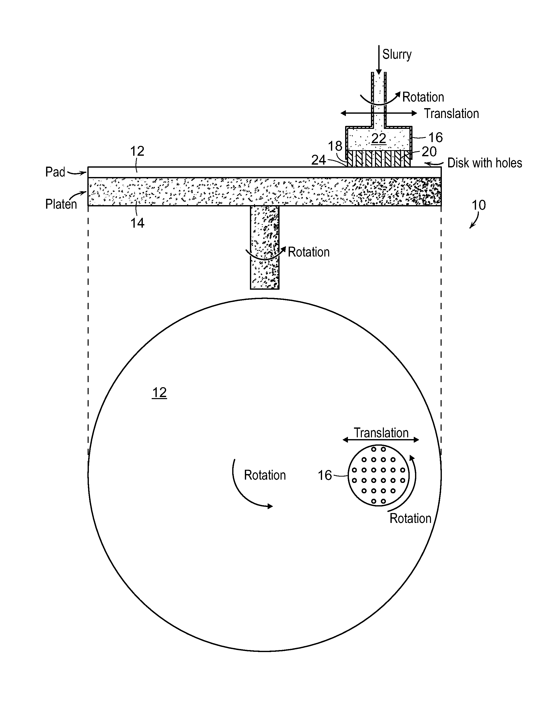 Chemical-mechanical polishing pad conditioning system