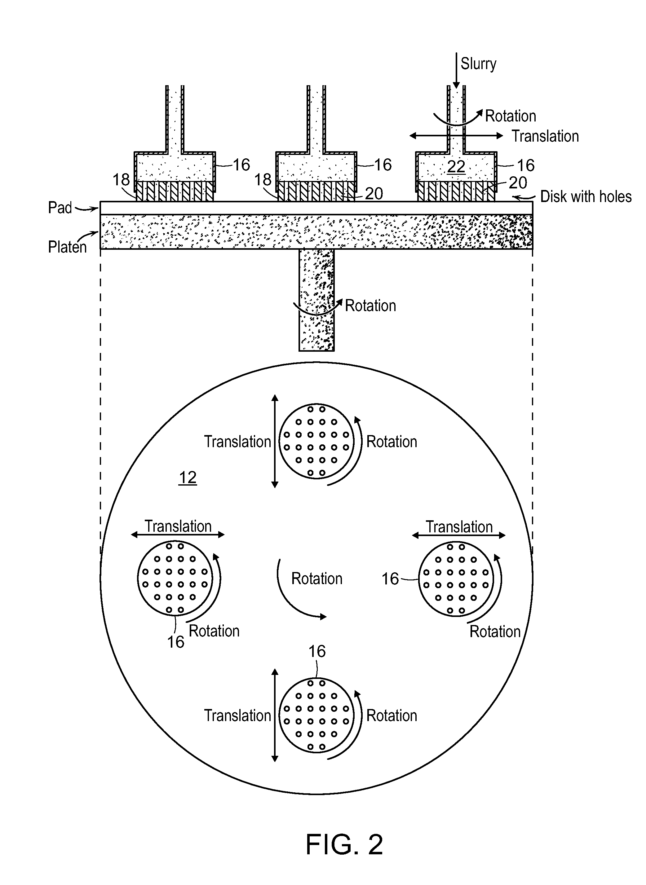 Chemical-mechanical polishing pad conditioning system