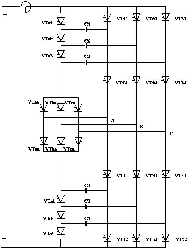 A lcc-hvdc topology with auxiliary commutation circuit