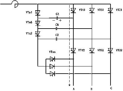 A lcc-hvdc topology with auxiliary commutation circuit