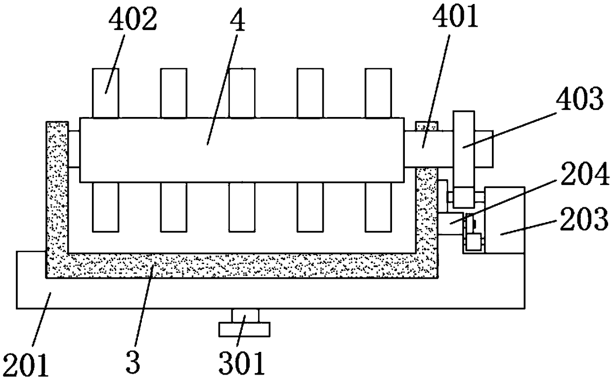 Ventilated raw grain storage equipment