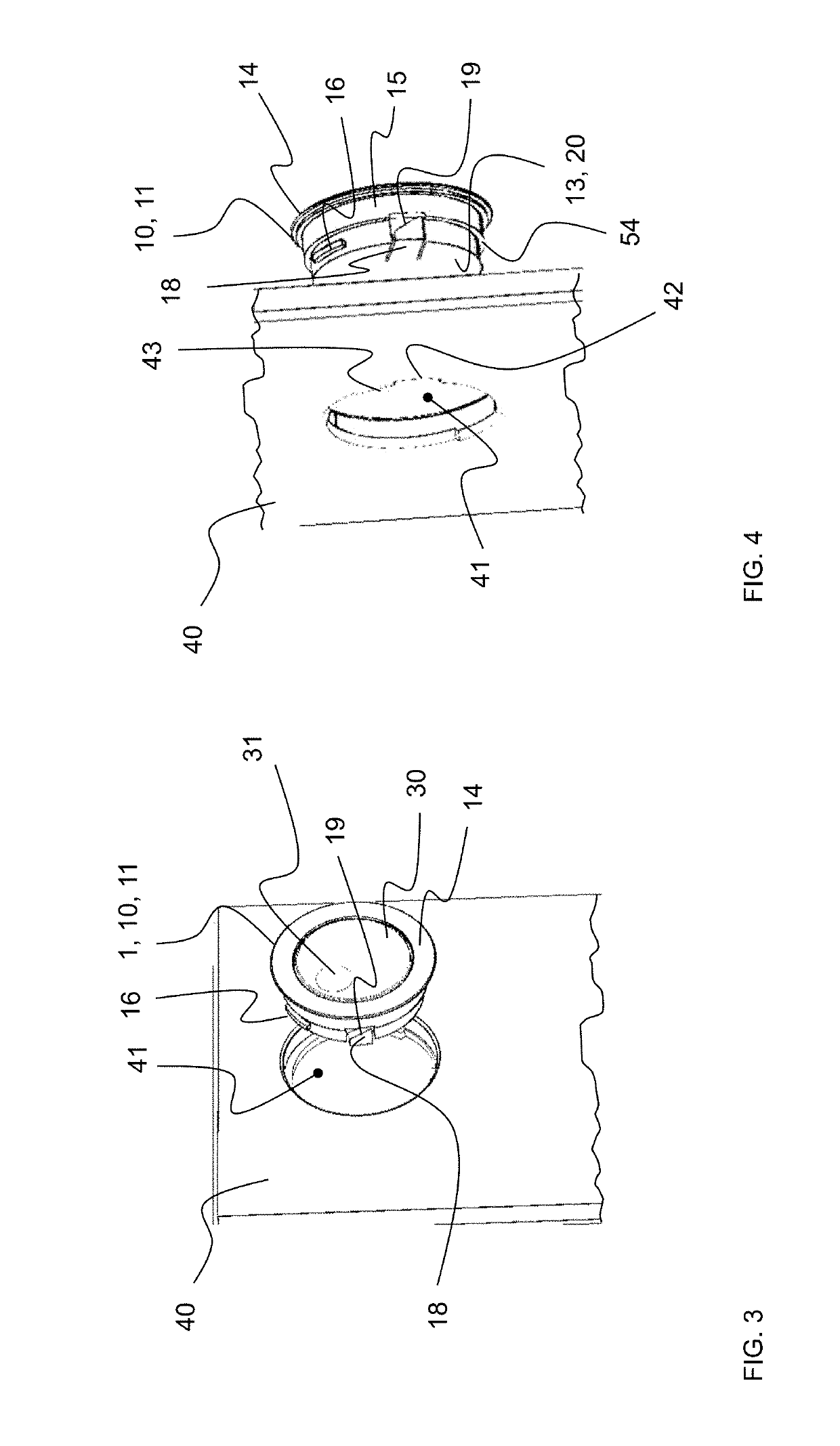 Fixture for a lamp, and lighting element