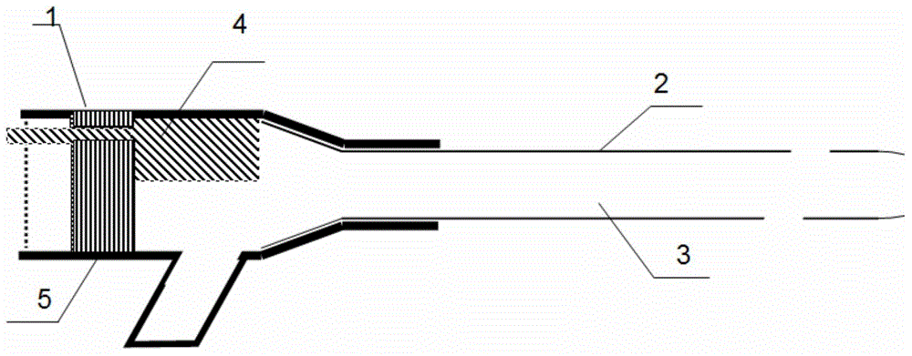 Self-sealing type venous indwelling needle with liquid bag in needle holder