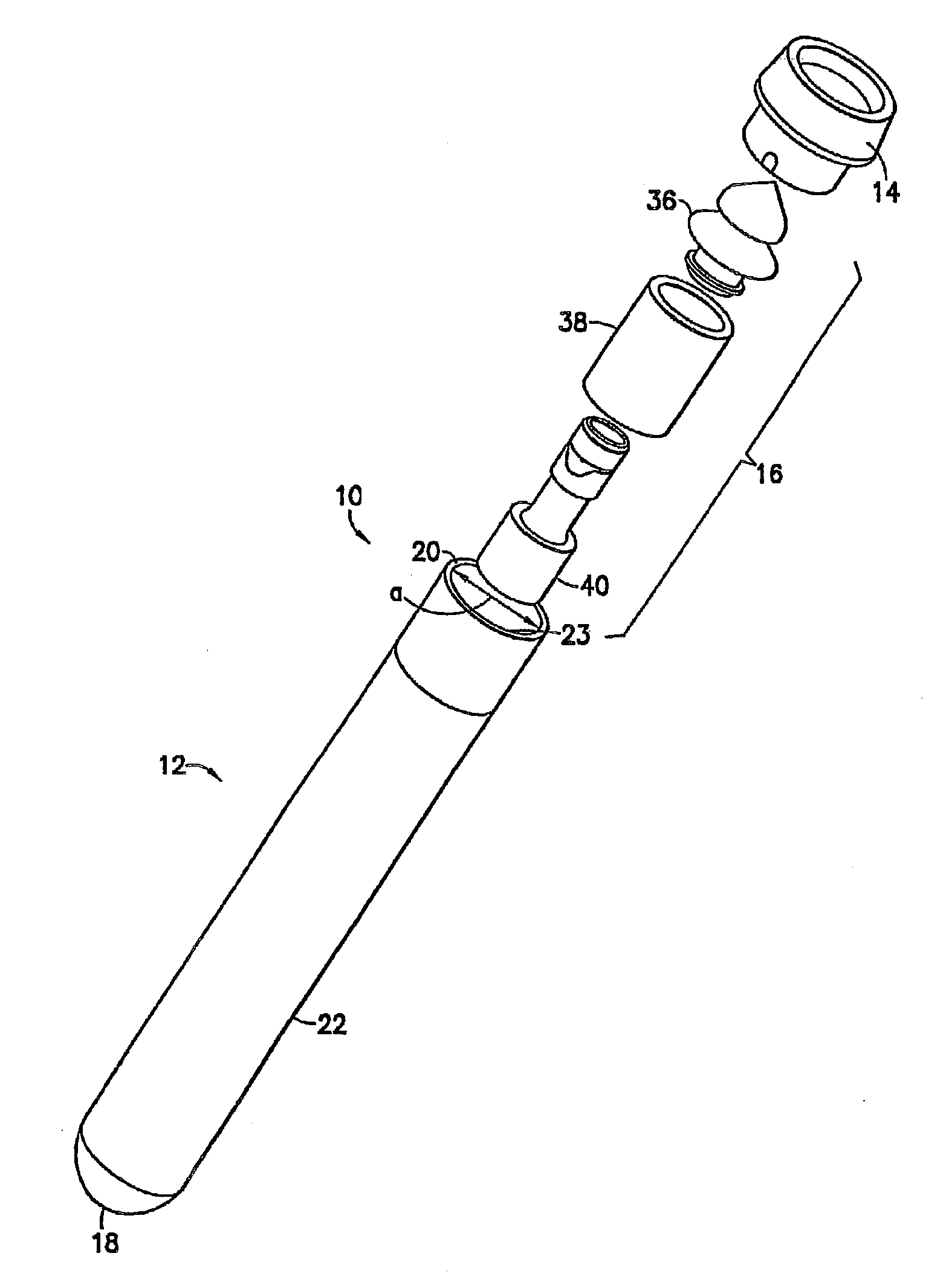 Device For Separating Components of a Fluid Sample