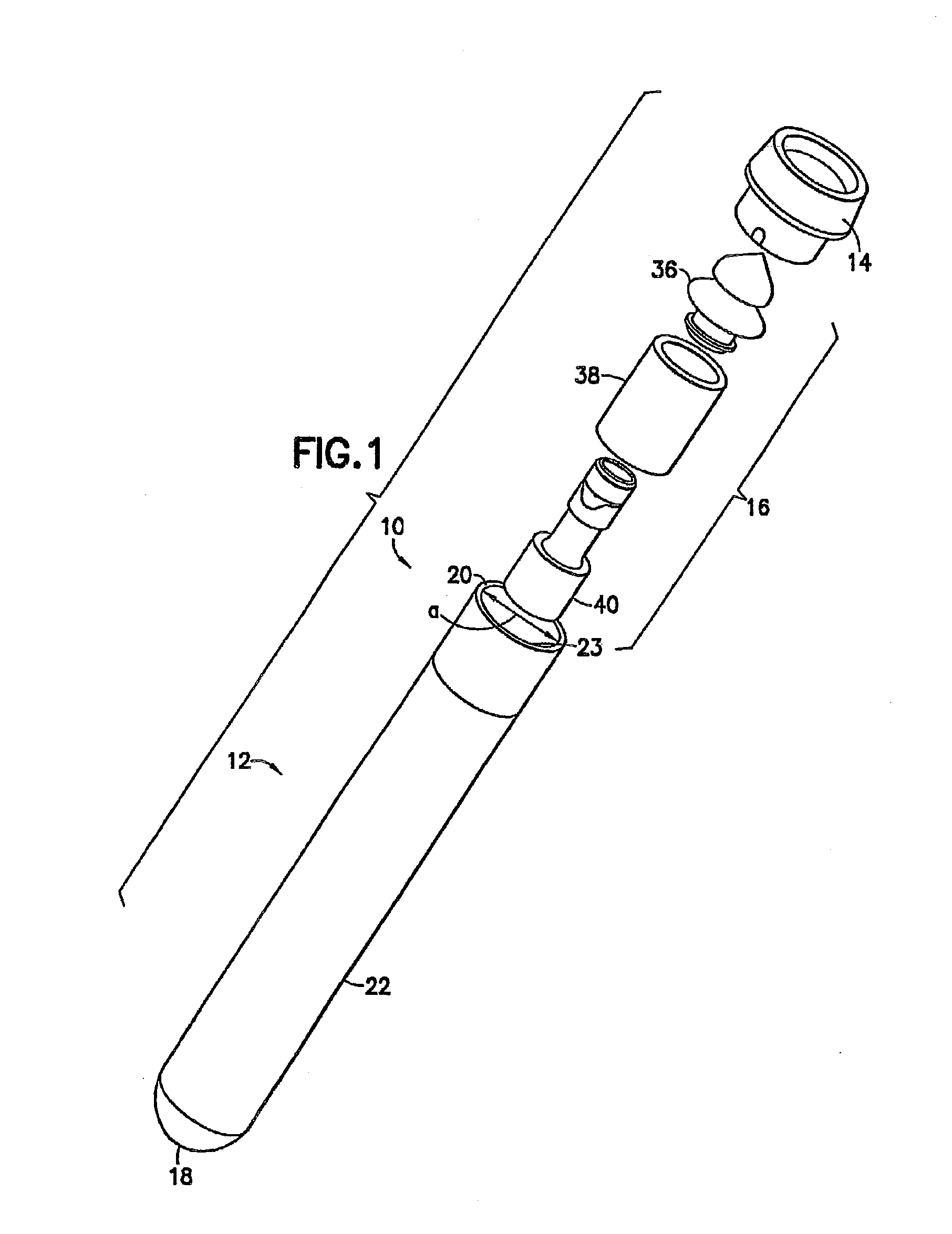 Device For Separating Components of a Fluid Sample