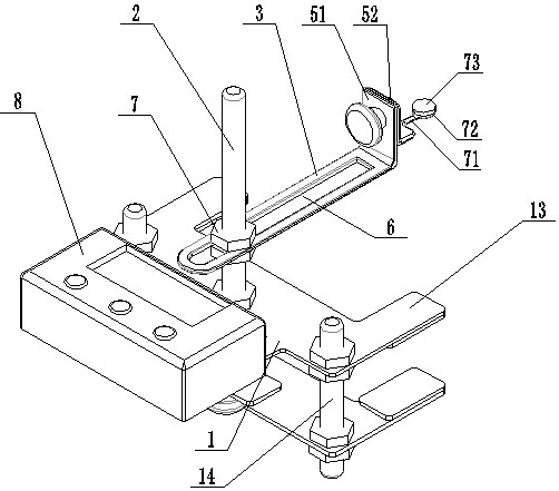 A rapid verification device for the hardness unit of a comprehensive test bench