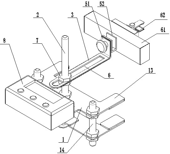 A rapid verification device for the hardness unit of a comprehensive test bench