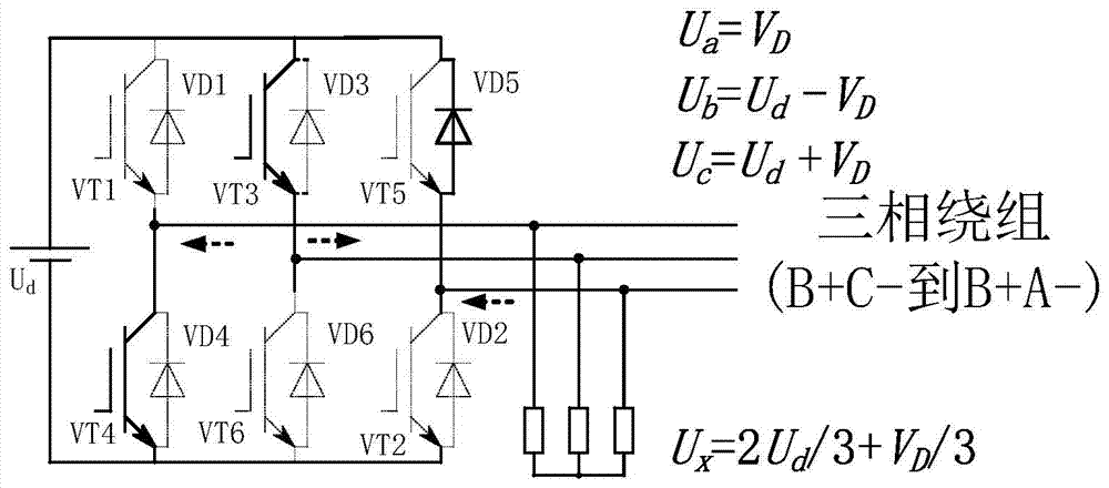 Real-time sensorless brushless motor phase change phase correction method based on voltage of neutral points