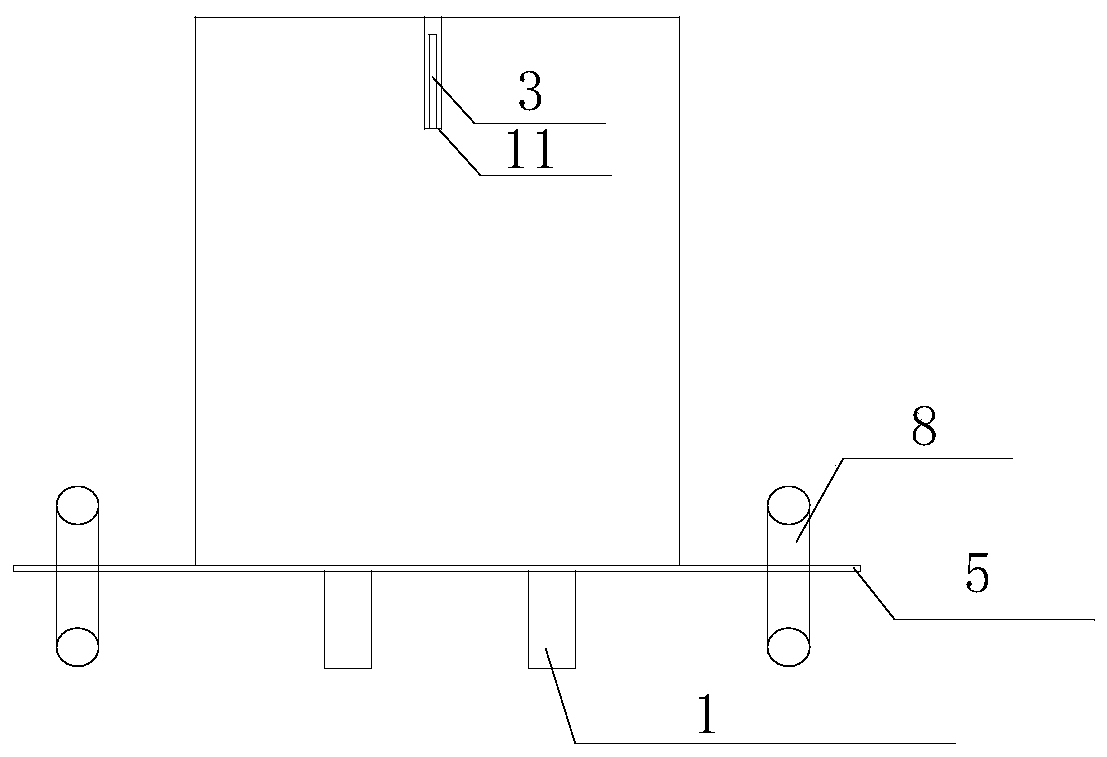 Construction elevator floor protective door lock