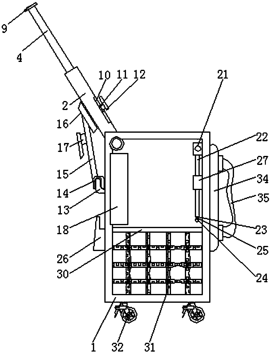 Portable display cabinet and using method