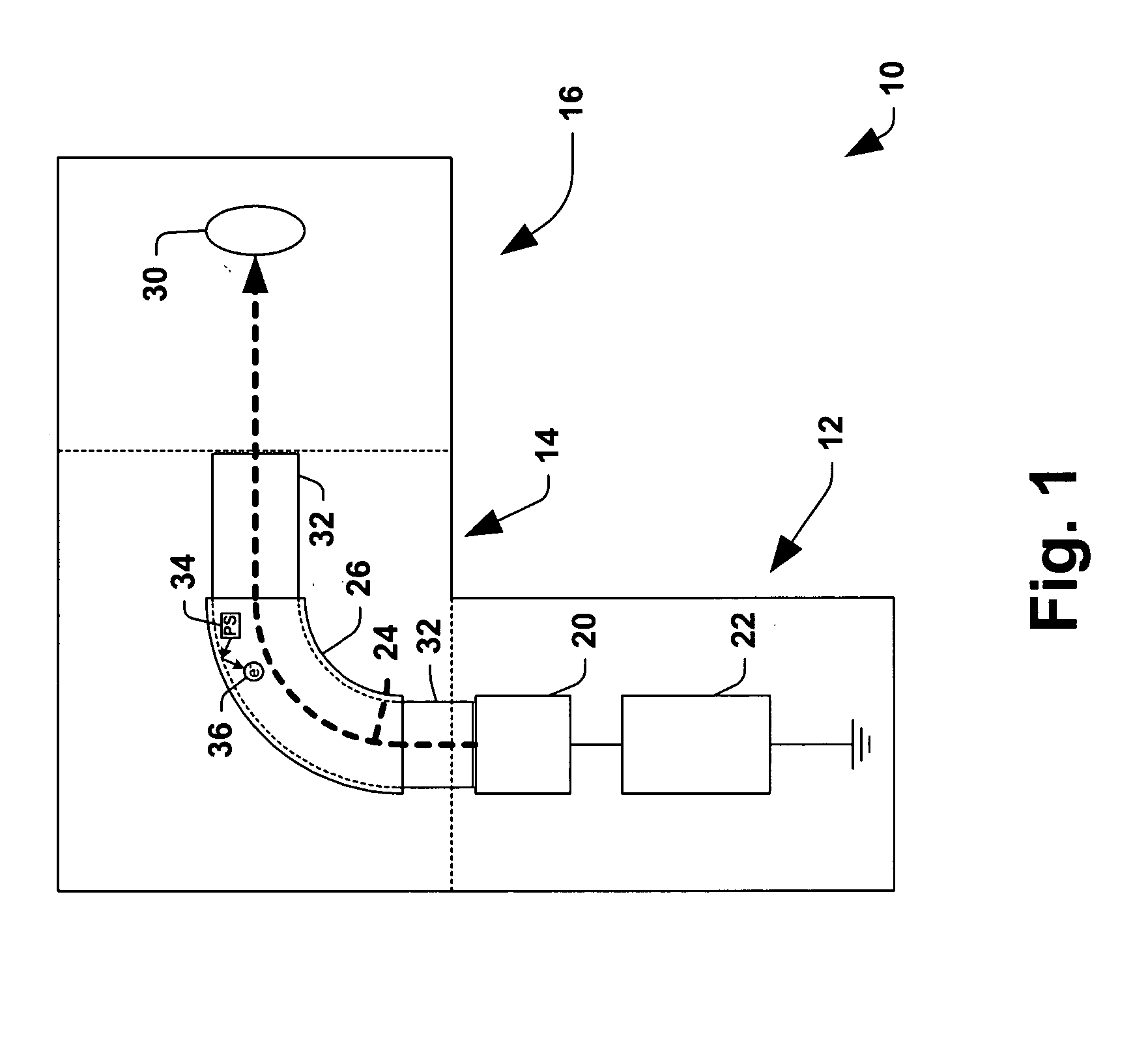 Method and system for ion beam containment using photoelectrons in an ion beam guide