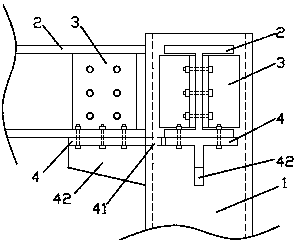 Building frame structure