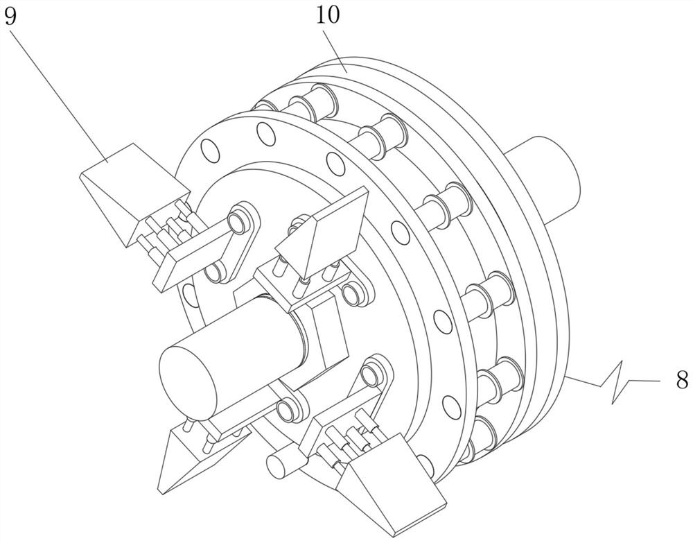 Intermittent control and adjustment mechanism for driving belt for conveying and feeding in chemical production