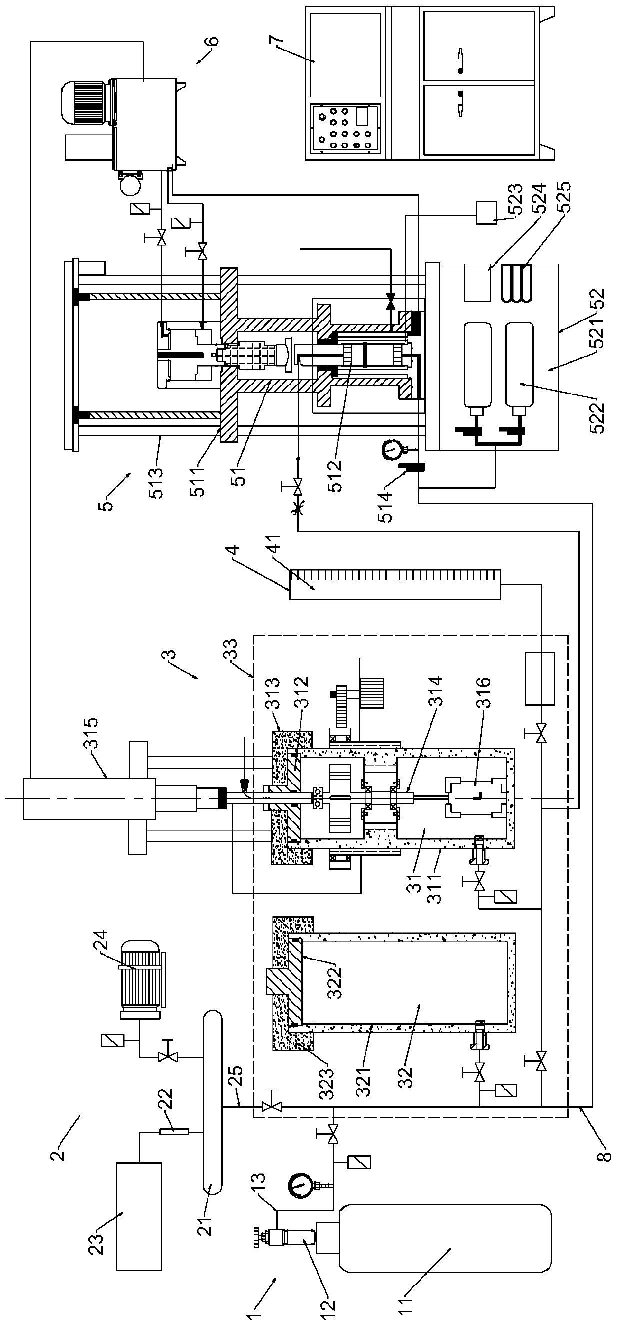 Multi-dimensional data source lump coal permeability analysis method, measurement device and method