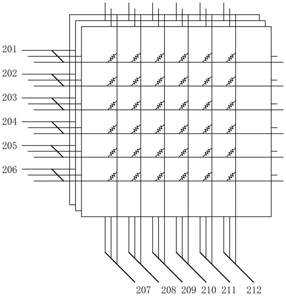 A structure and related method for expanding the number of resistance states of a memristor