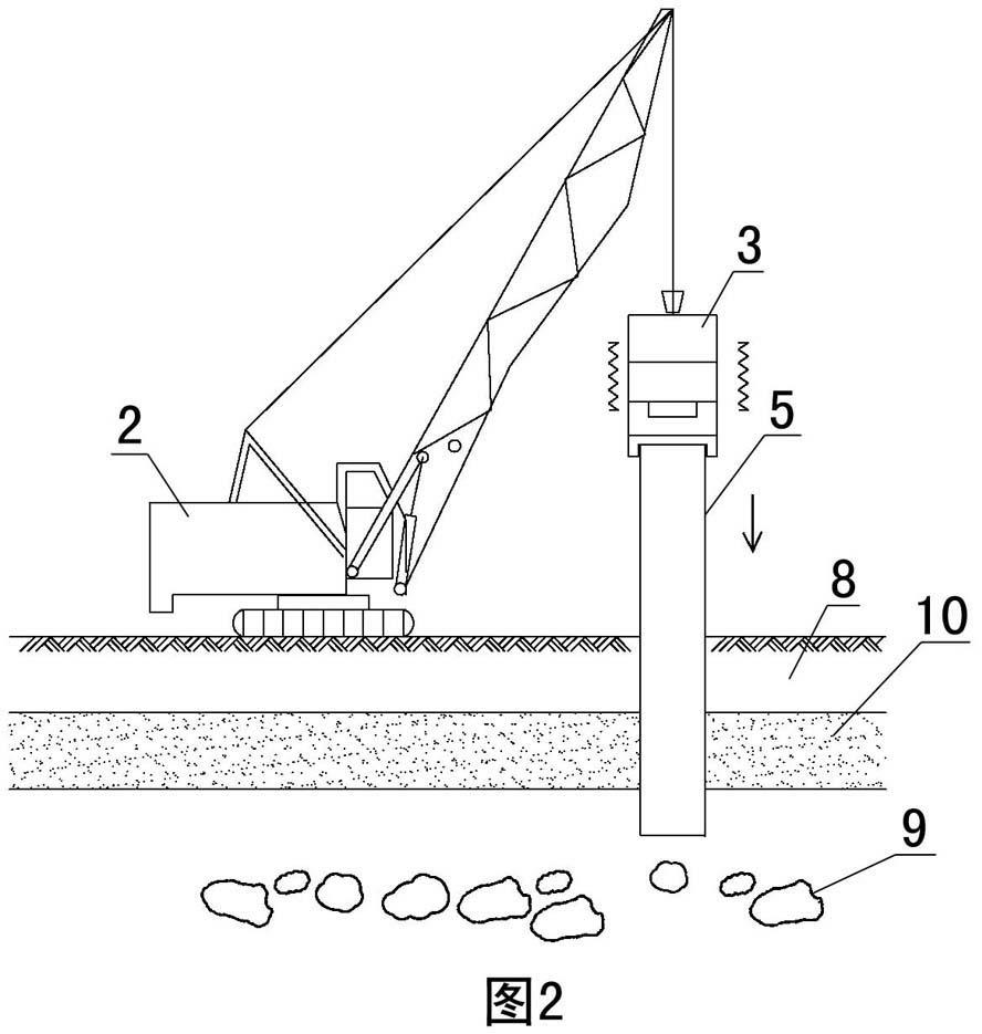 Rotary-digging combined pile-forming construction method in complicated geological conditions