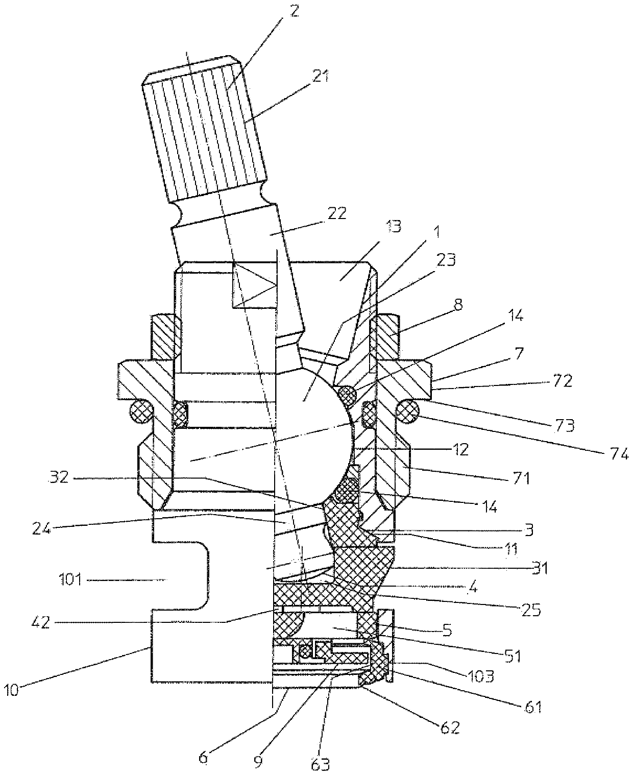 Upper parts for fittings